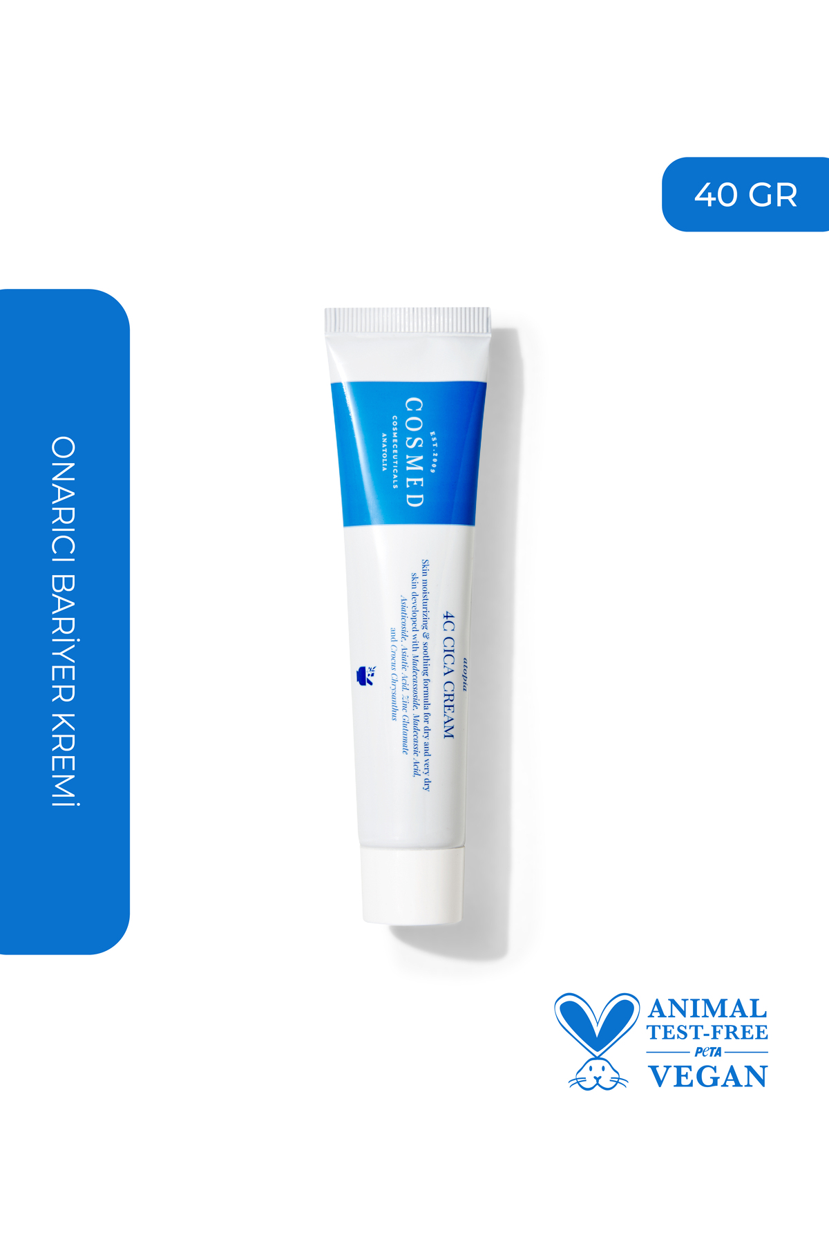 COSMED Yatıştırıcı Onarıcı Bariyer Kremi /Atopia 4C CICA CREAM 40 GR - Fiyatı, Yorumları