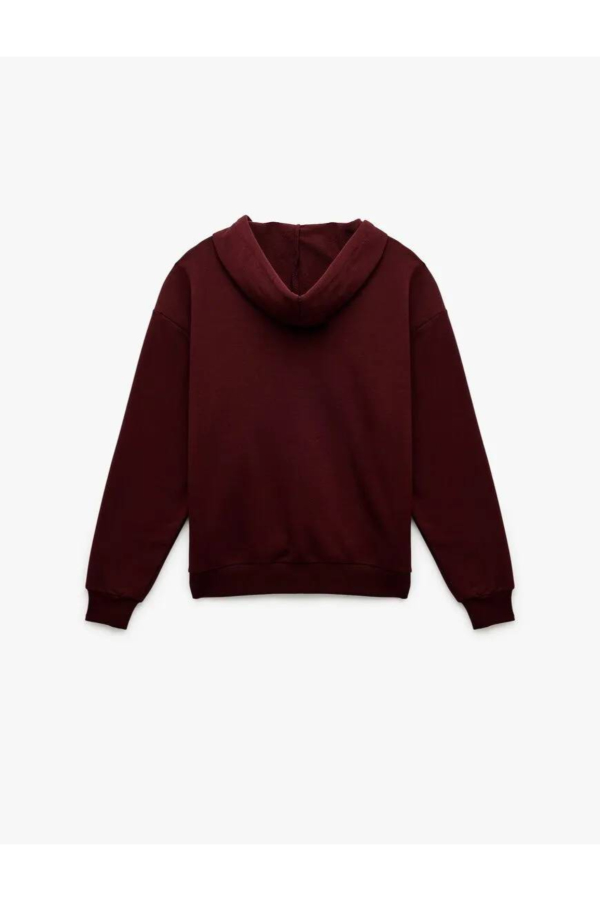 Koton  Şardonlu Kanguru Cep Detaylı Kapüşonlu Fermuarlı Oversize Sweatshirt - Görsel 3