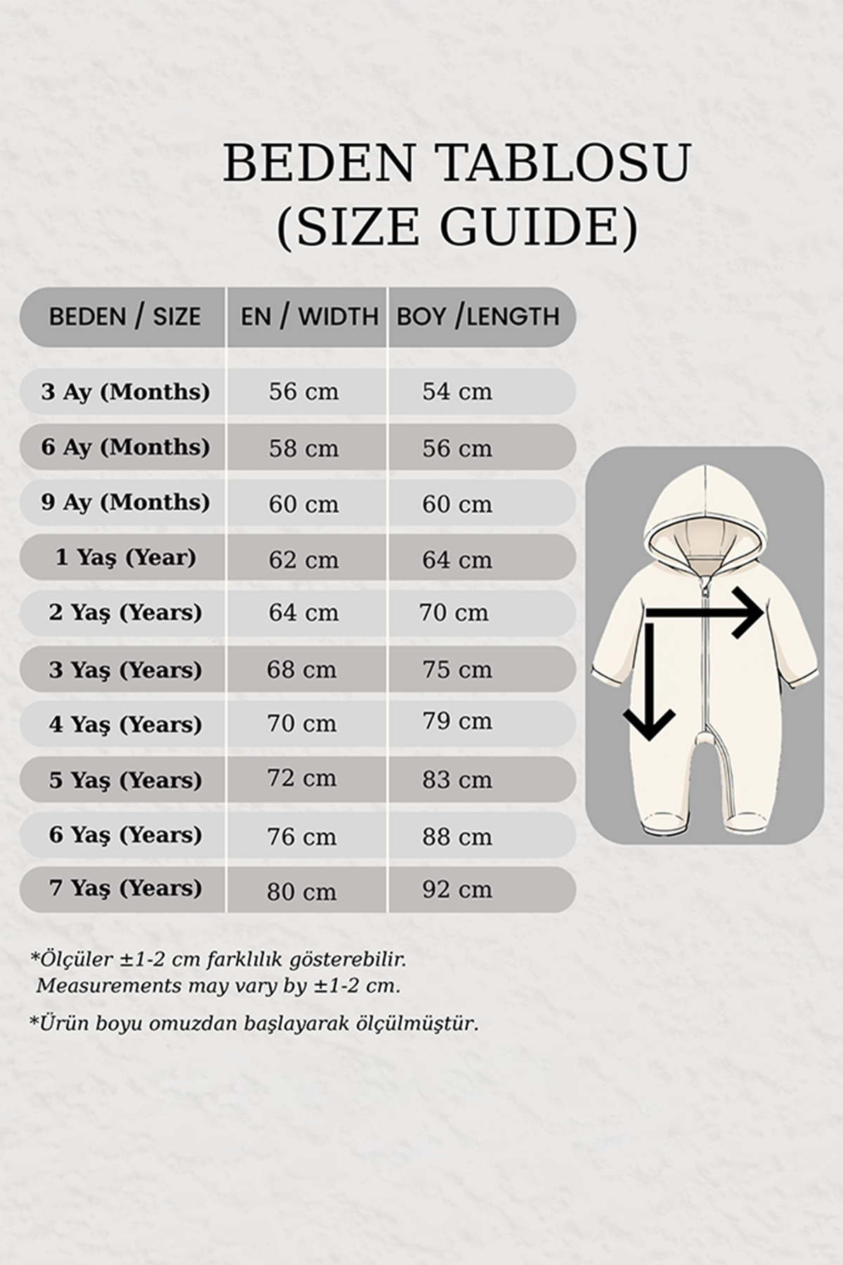 gumbuloy X İpek Atlas Kız Erkek Bebek Gri Peluş Tavşan Tulum fotoğrafı 4 (önizleme)