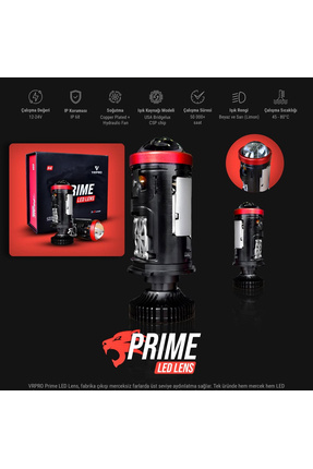 vr pro h4 Mercekli Lens Led Far şimşek etkili led zenon