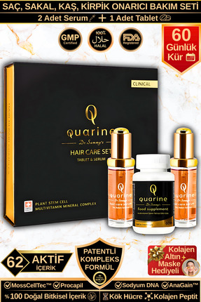 Dr.Sammy's Saç Bakım Seti (62 Aktif Premium İçerik) Dökülme Karşıtı Onarıcı S...