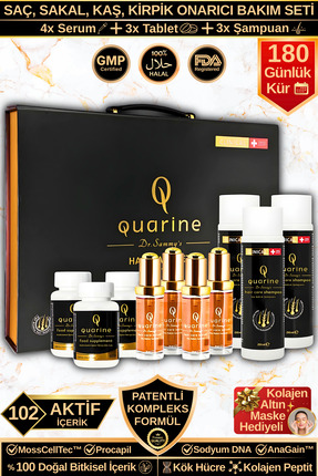 Dr.Sammy's Saç Bakım Seti (102 Aktif Premium İçerik) Dökülme Karşıtı Onarıcı ...