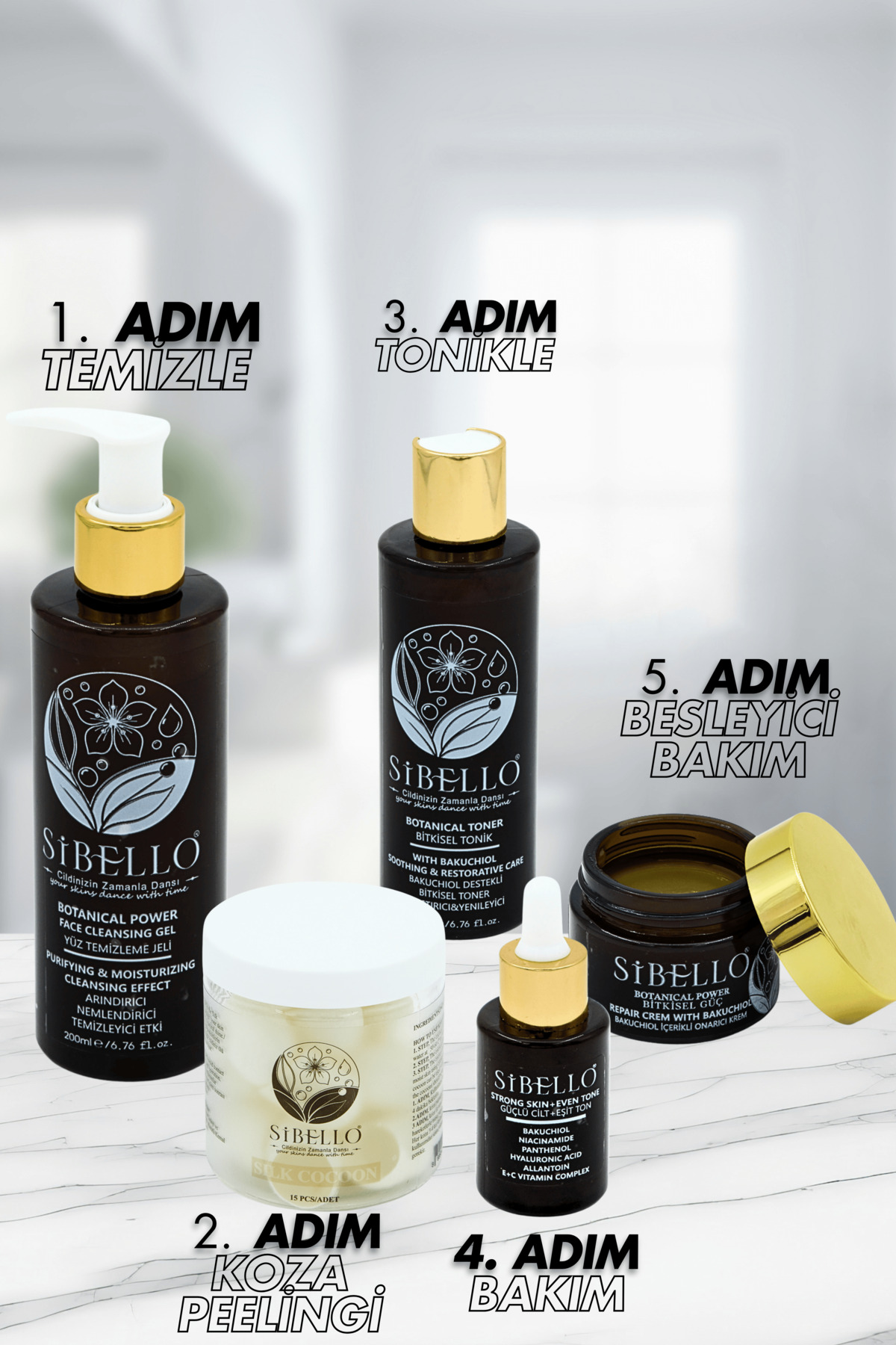 Bitkisel Yüz Yıkama Jeli Cildi Temizler, Ciltte Nem Dengesi Sağlar. Sivilceler Üzerinde Etkin 200 ml — 8665043520023 — تصویر 6 از 6