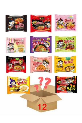 samyang Buldak Ramen 12 Flavor Combo /ramen/hot/hazir Noodle Kore Orijinal He...
