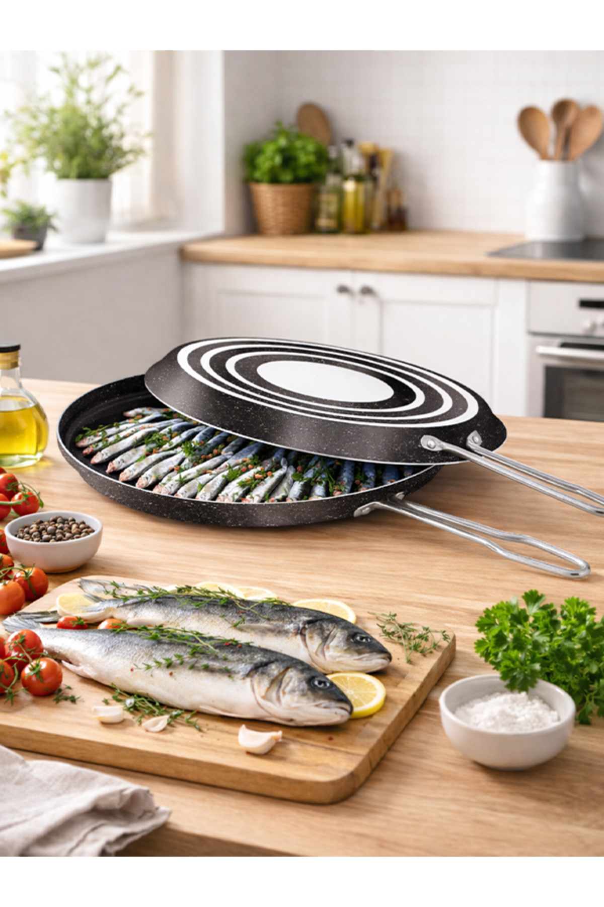 EMEL 32 Cm İkiz Balık Tavası - Fiyatı, Yorumları