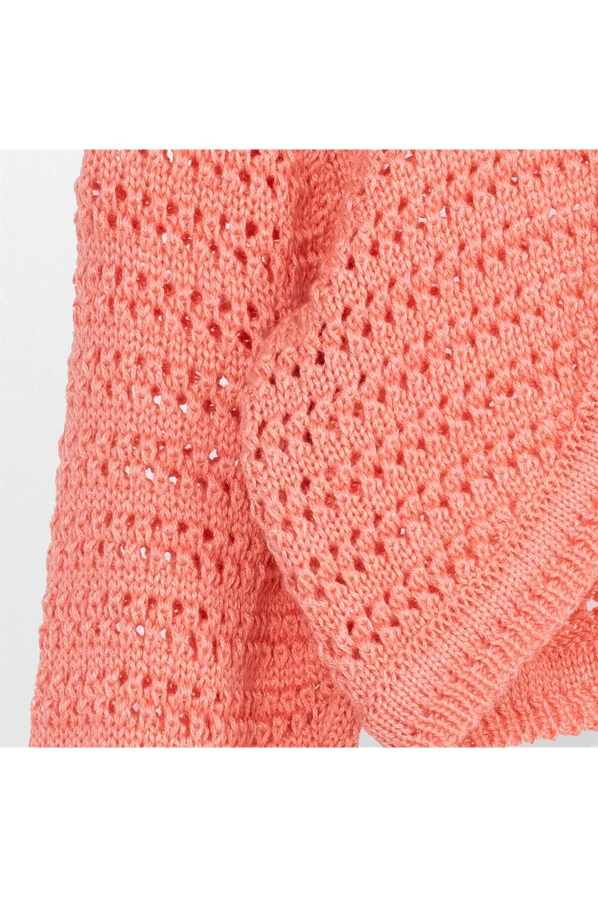 Minora Triko Ajurlu Bolero Somon fotoğrafı 4 (önizleme)