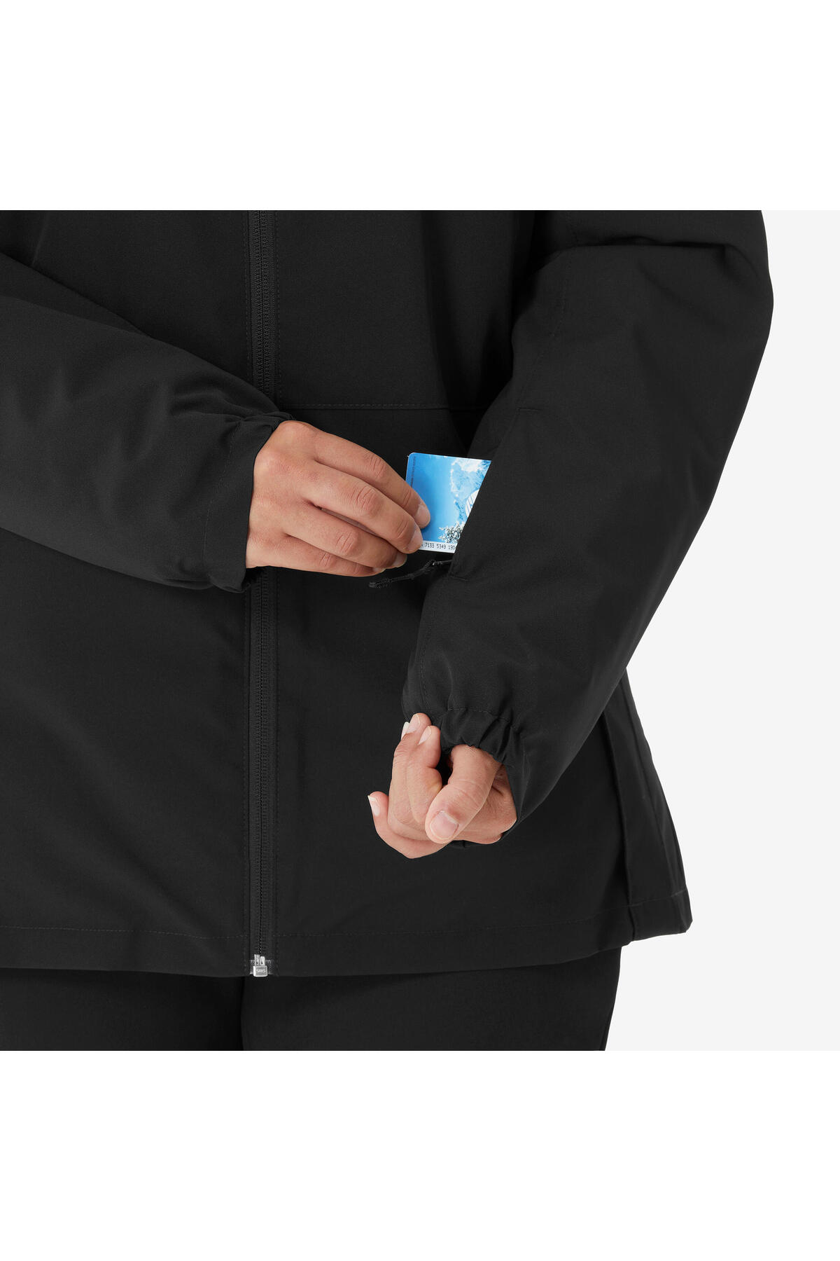 Decathlon  Wedze Kadın Kayak Montu - Siyah - 100 - Görsel 6