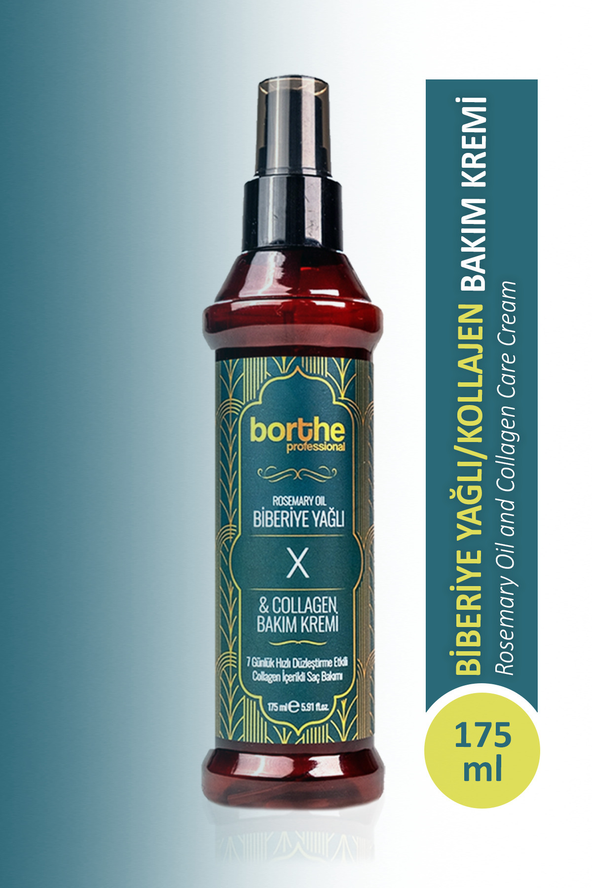 Borthe Düzleştirici Etkili Biberiye Yağlı Keratin Kremi 175ml — BiberiyeKeratinX