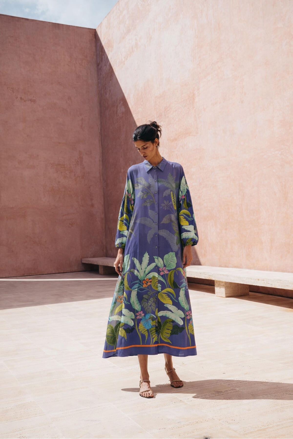 Touche Prive PATTERNED SHIRT DRESS