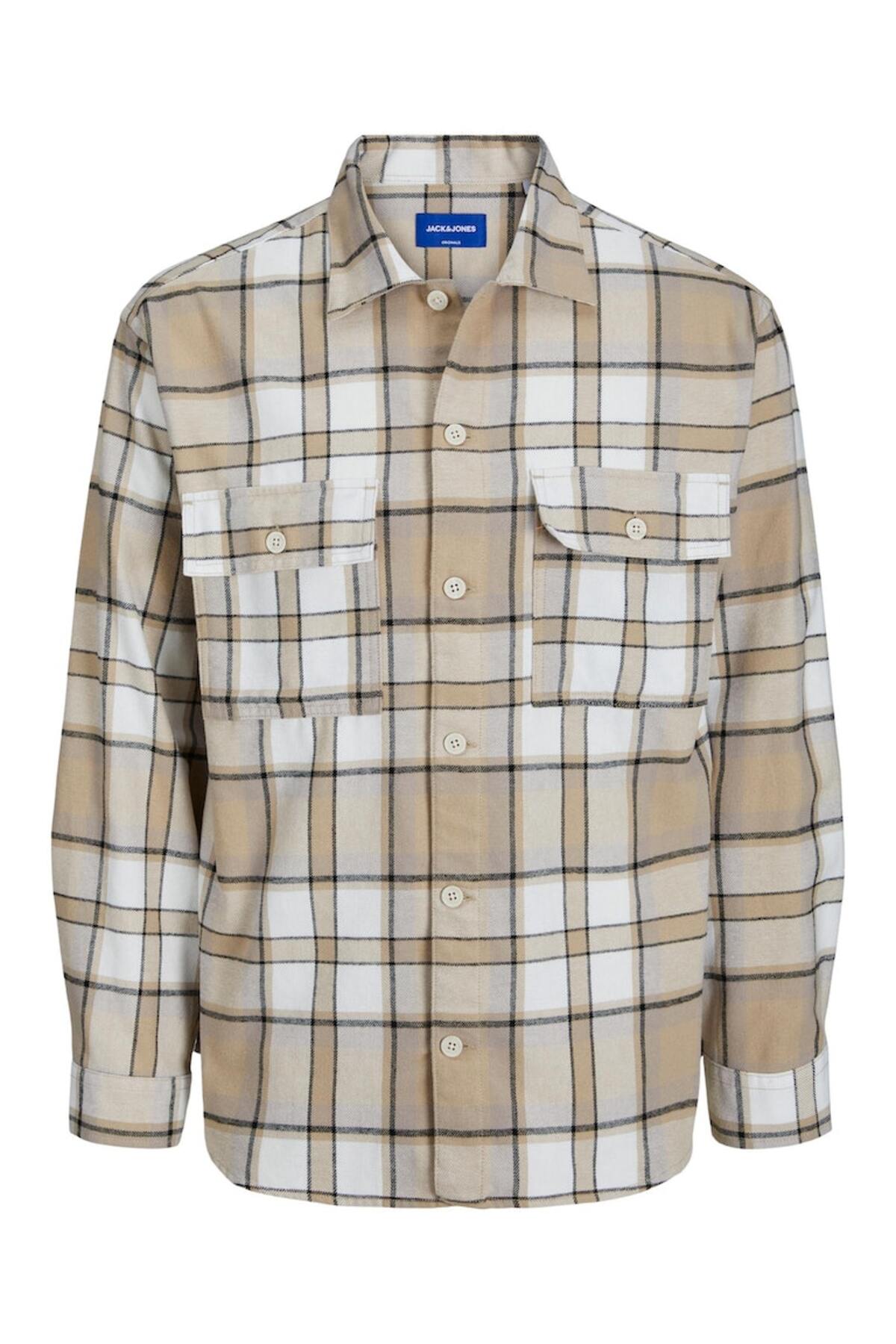 پیراهن مردانه آستین بلند جک اند جونز مدل 12245681 جک اند جونز پیراهن Jack & Jones
