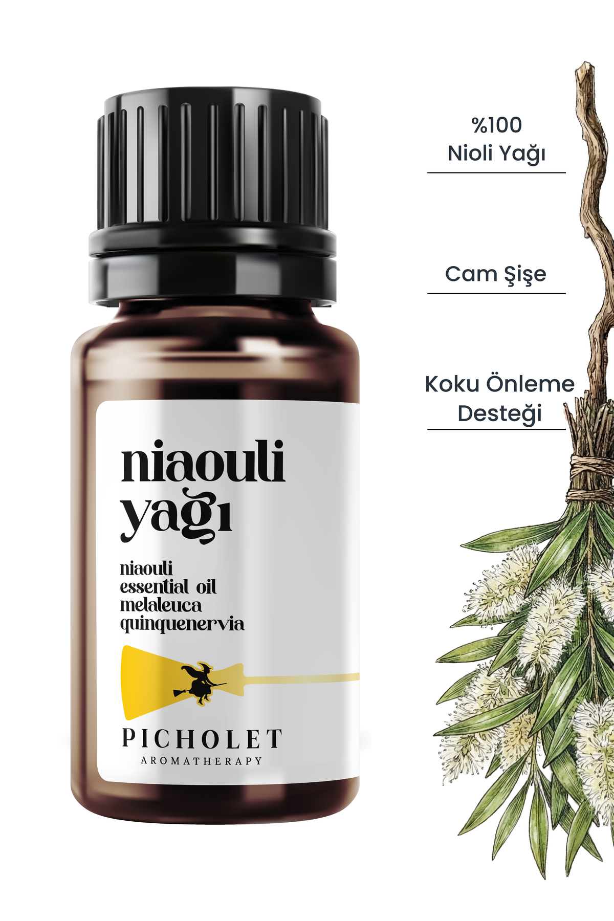Picholet Nioli Uçucu Yağı 10 ml %100 Saf ve Doğal (Niaouli Essential Oil) - Fiyatı, Yorumları