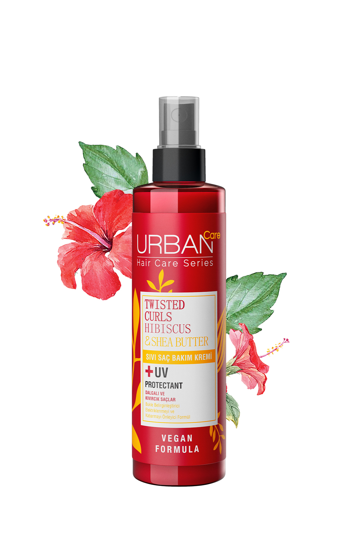 Hibiscus&shea Butter Kıvırcık Ve Dalgalı Saçlara Özel Sıvı Saç Bakım Kremi-vegan-200 ml — 8680690703874 — تصویر 3 از 3