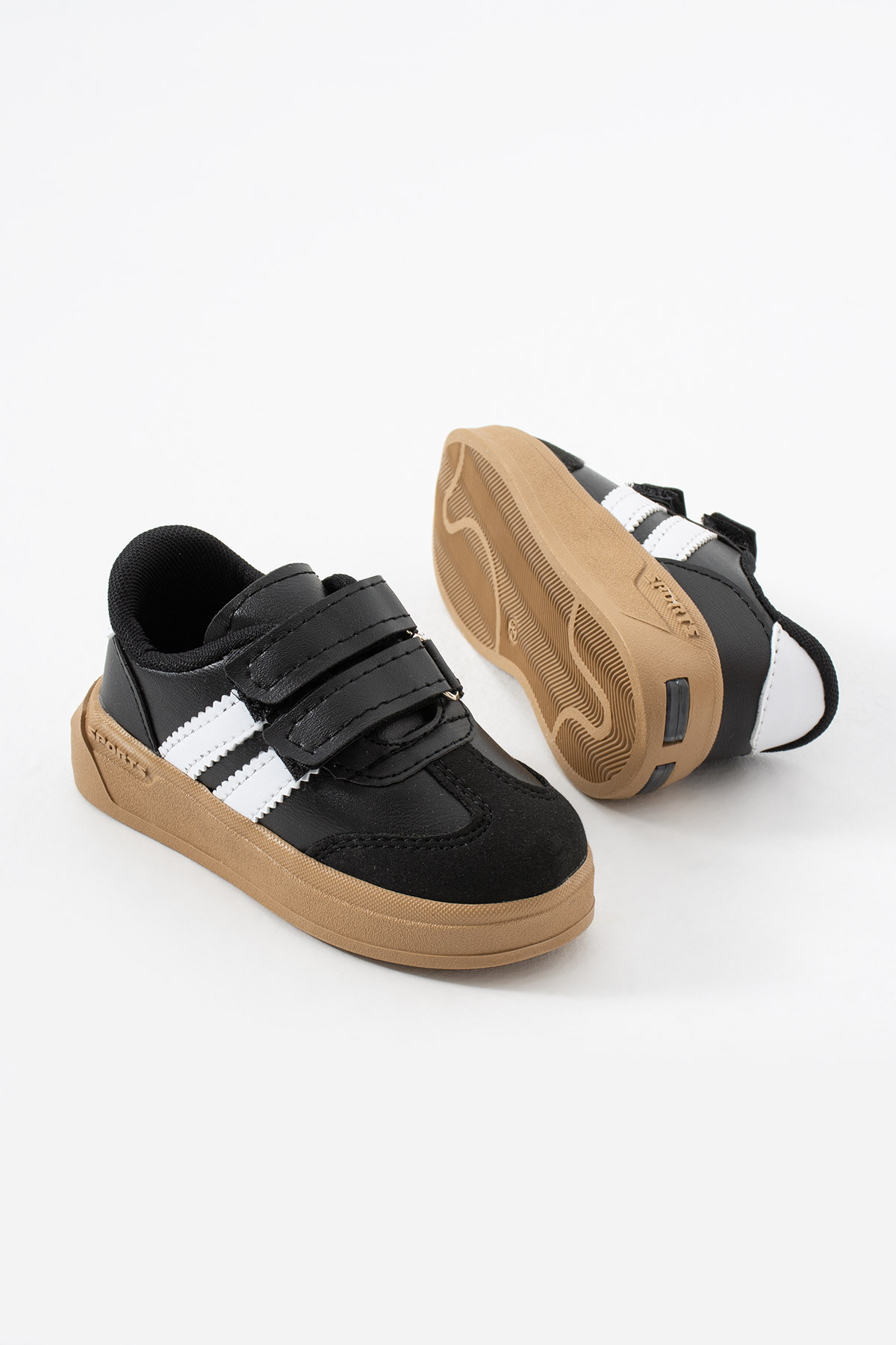Moda Devrin Siyah Çocuk Işıklı Spor ayakkabı Sneaker fotoğrafı 7 (önizleme)