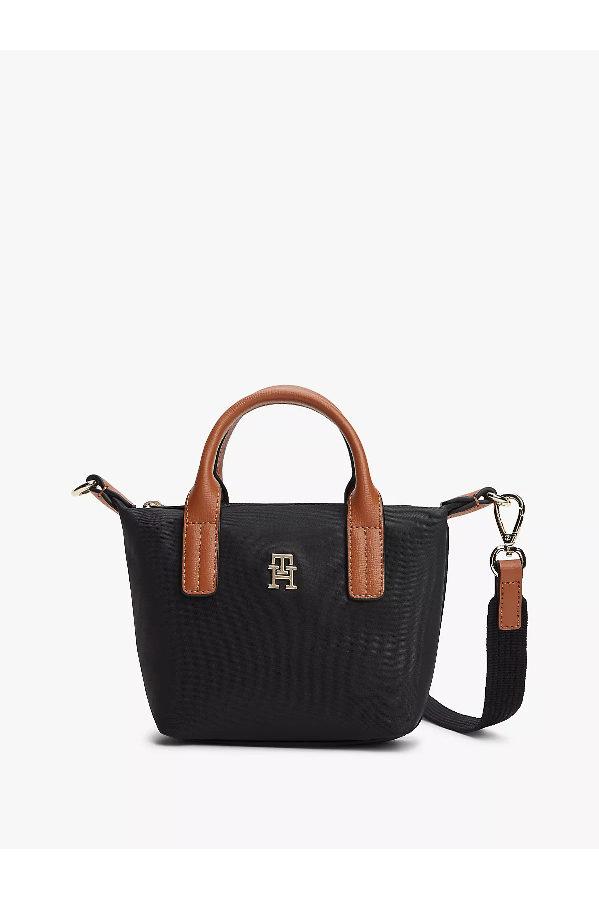 Tommy Hilfiger Dámska metalická taška cez rameno s detailom loga TH, odnímate...