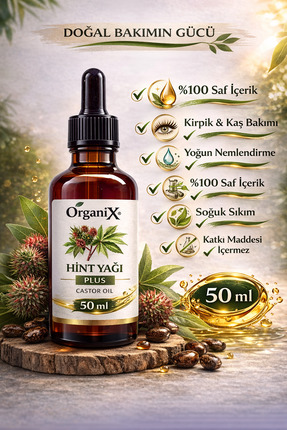 Organix Hint Yağı %100 Saf Soğuk Sıkım – Kaş Kirpik ve Saç Bakım Yağı | Plus ...