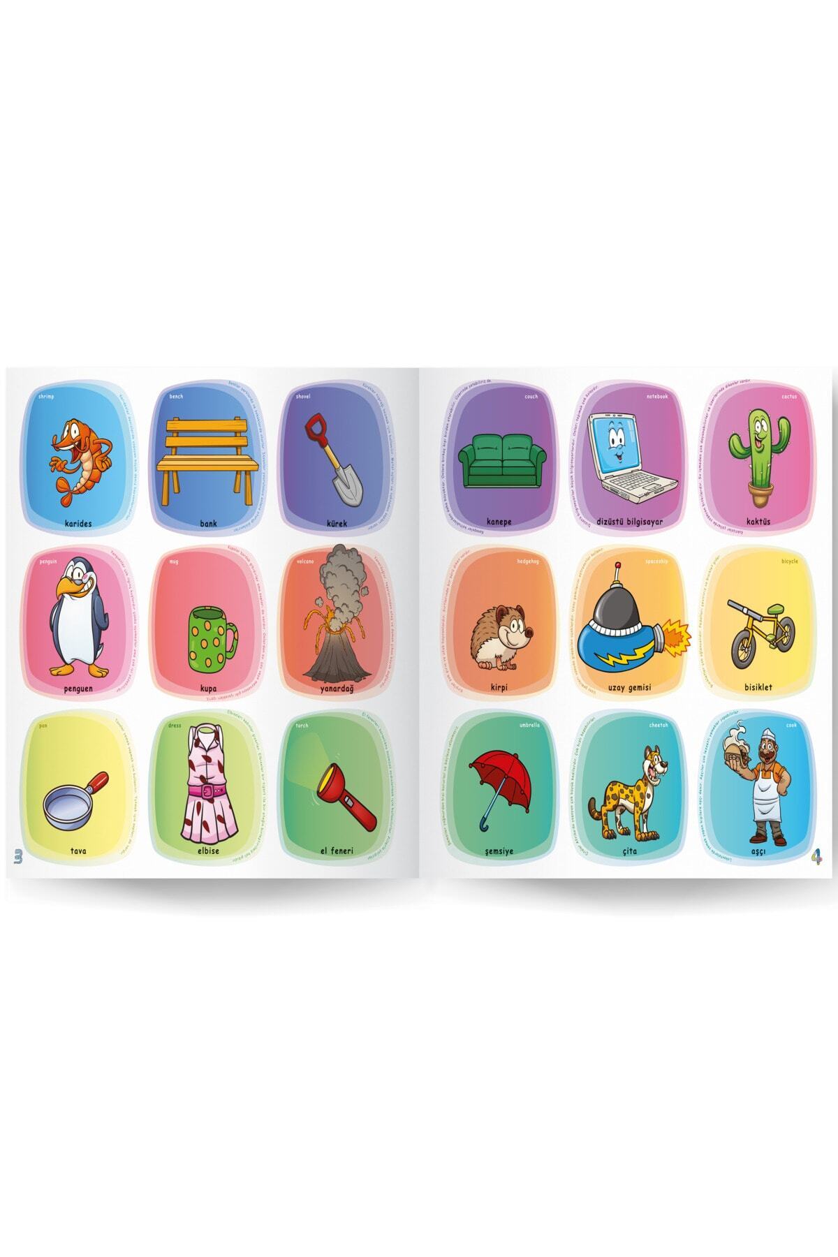 Gong Okul Öncesi Eğitici Etkinlikli Konuşturan İlk Kelimelerim İngilizce Destekli Kitap Seti 3'lü fotoğrafı 7 (önizleme)