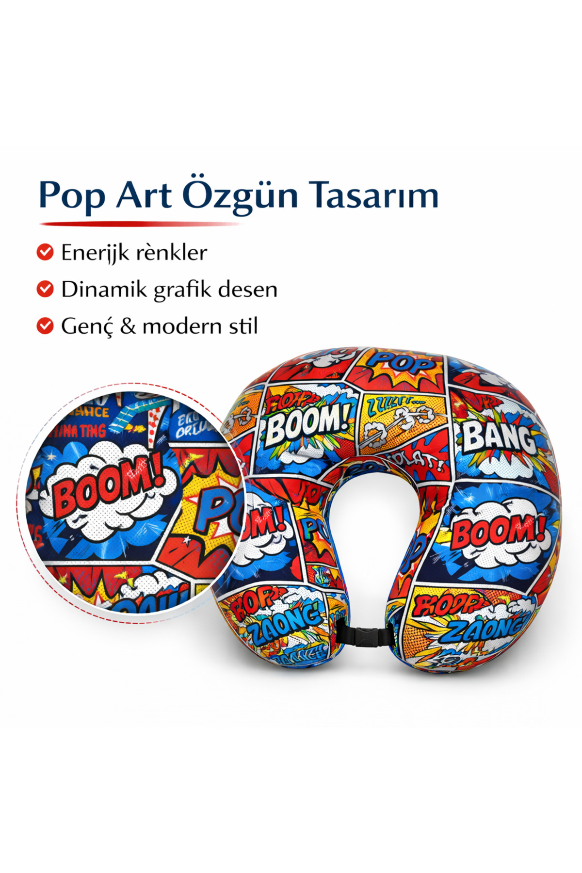 Orthopedic Visco Travel Pillow Professional Neck Pillow Comfortable Sleeping Pillow Popart St29