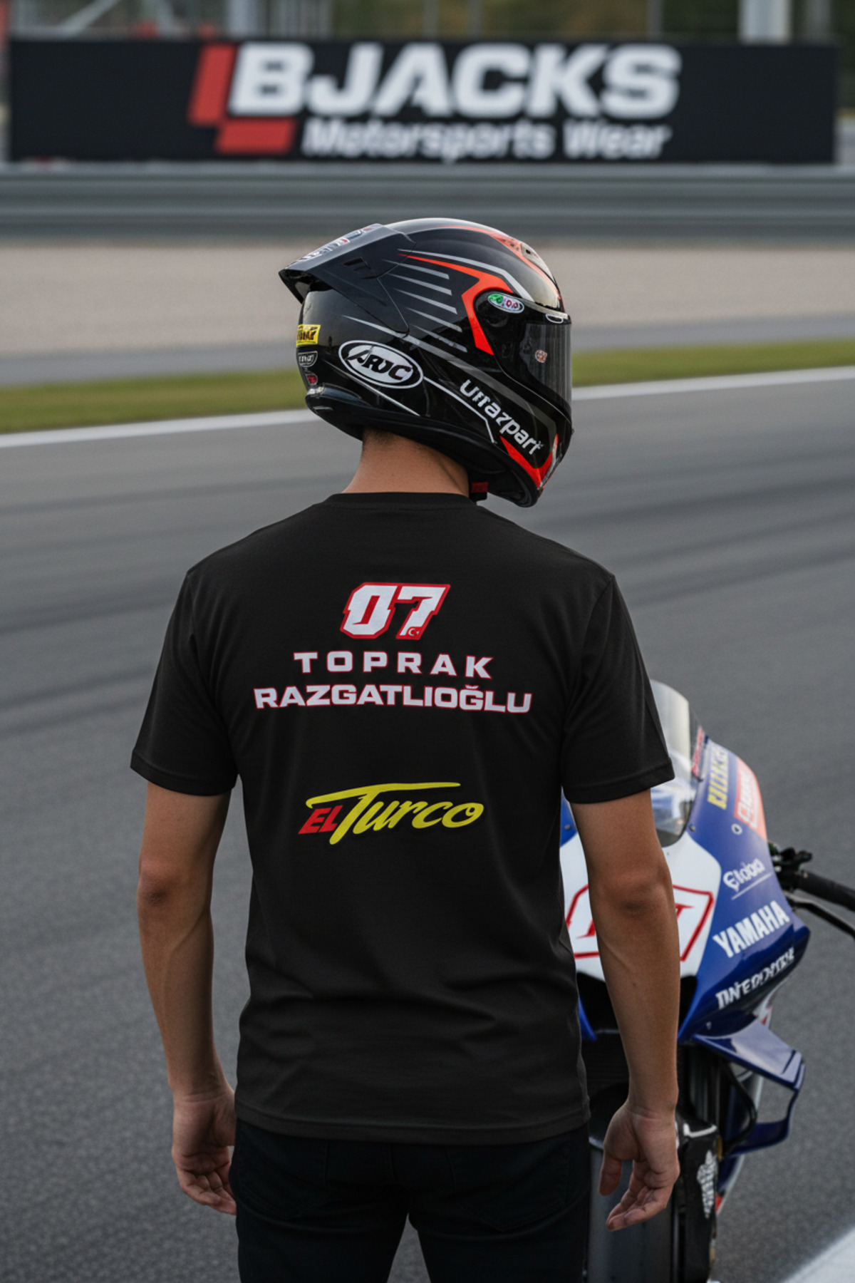 ELTURCO Toprak Razgatlıoğlu 07 MotoGP Pramac Special Design Black Premium T-Shirt