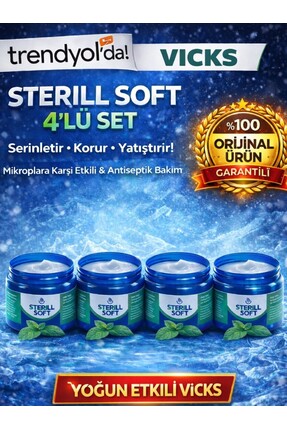 Sterillsoft Masaj Kremi 4 lü Set