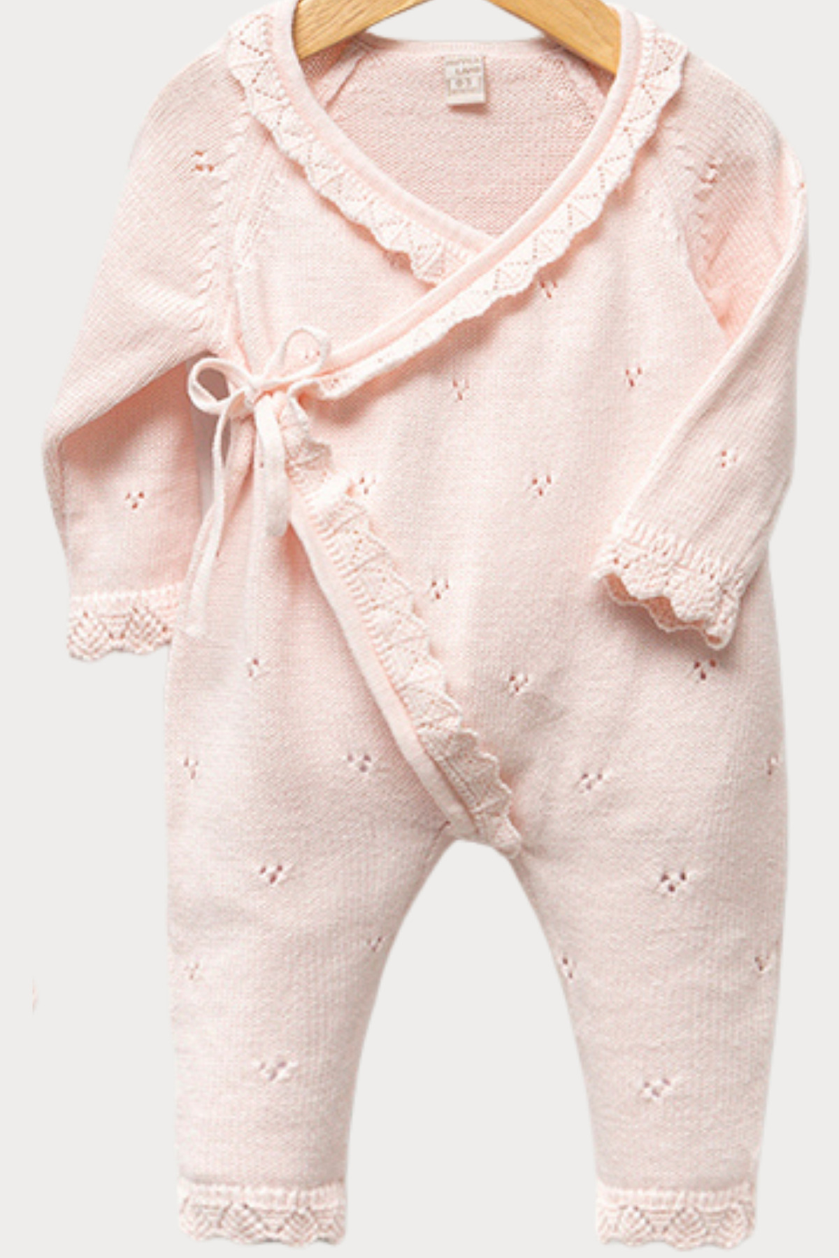 Naka Concept GRACE 5 Parça Kız Bebek Hastane Çıkış Seti – Premium Cotton Knit Newborn Set-Gift Ready fotoğrafı 4 (önizleme)