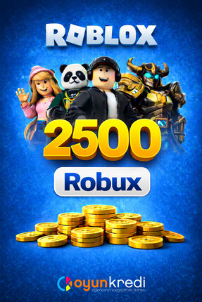 oyunkredi Roblox 2500 Robux - USD
