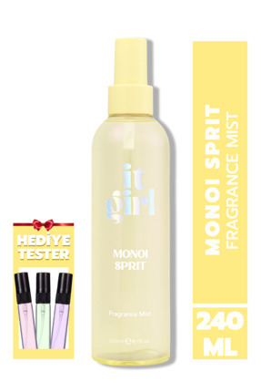 It Girl Monoi Sprit Body Mist Vücut Spreyi 240 ml – Tropik Çiçek Kokusu