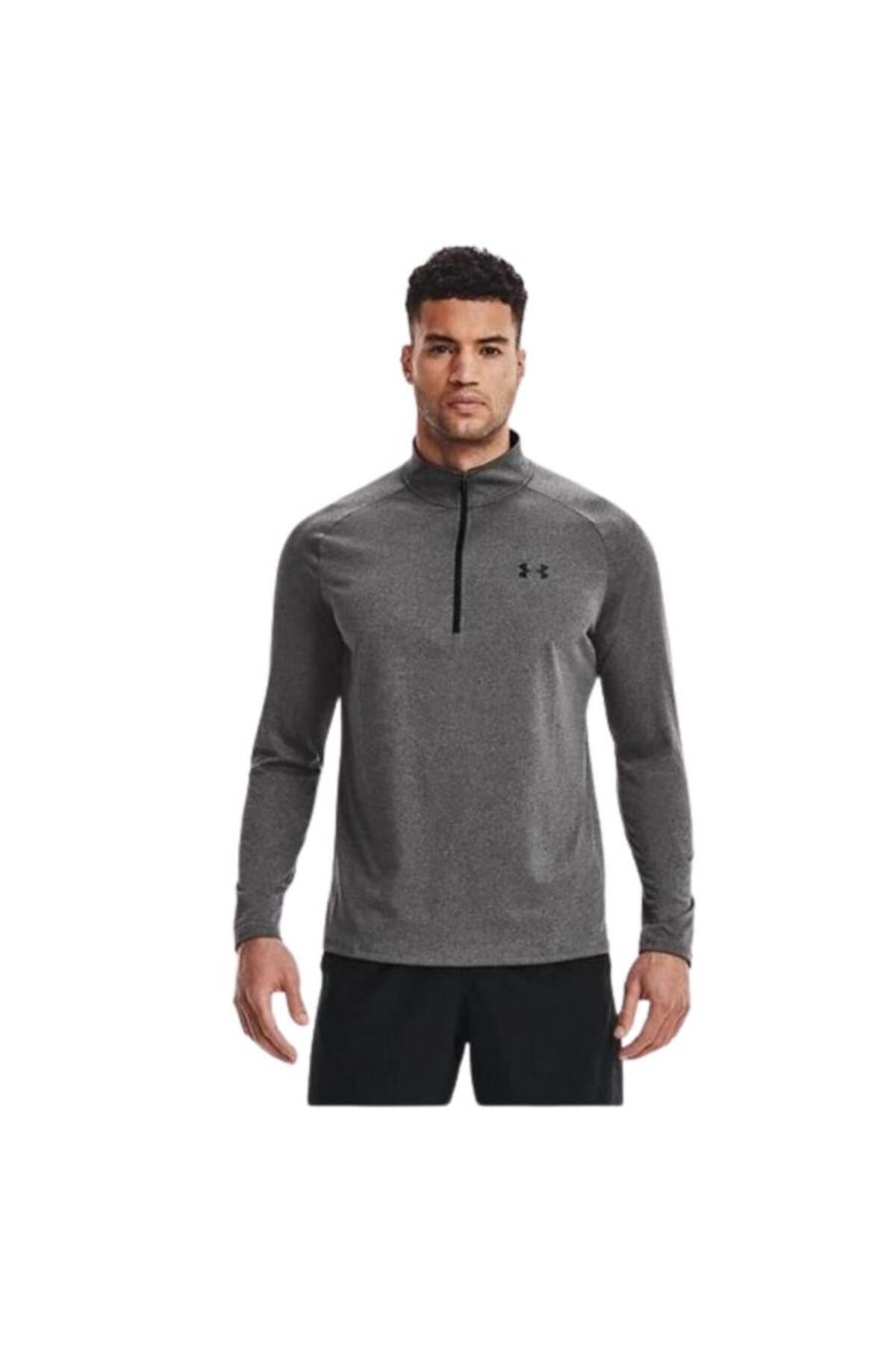 Under Armour Ua Tech 2.0 1/2 Zip 1328495-090 Gri Tişört