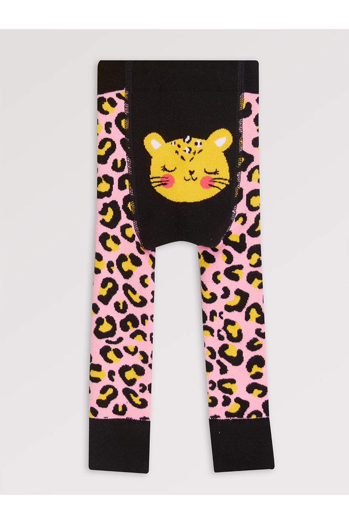 Denokids Leopar Kız Bebek Pembe Tayt-Pantolon fotoğrafı 5 (önizleme)