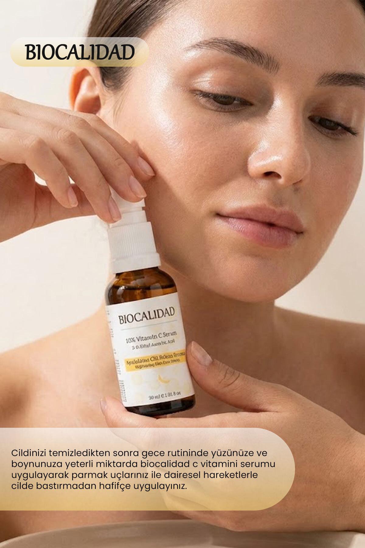 C Vitamini Aydınlatıcı ve Ton Eşitleyici Cilt Bakım Serumu 30 ml — cvitaimini — تصویر 4 از 4