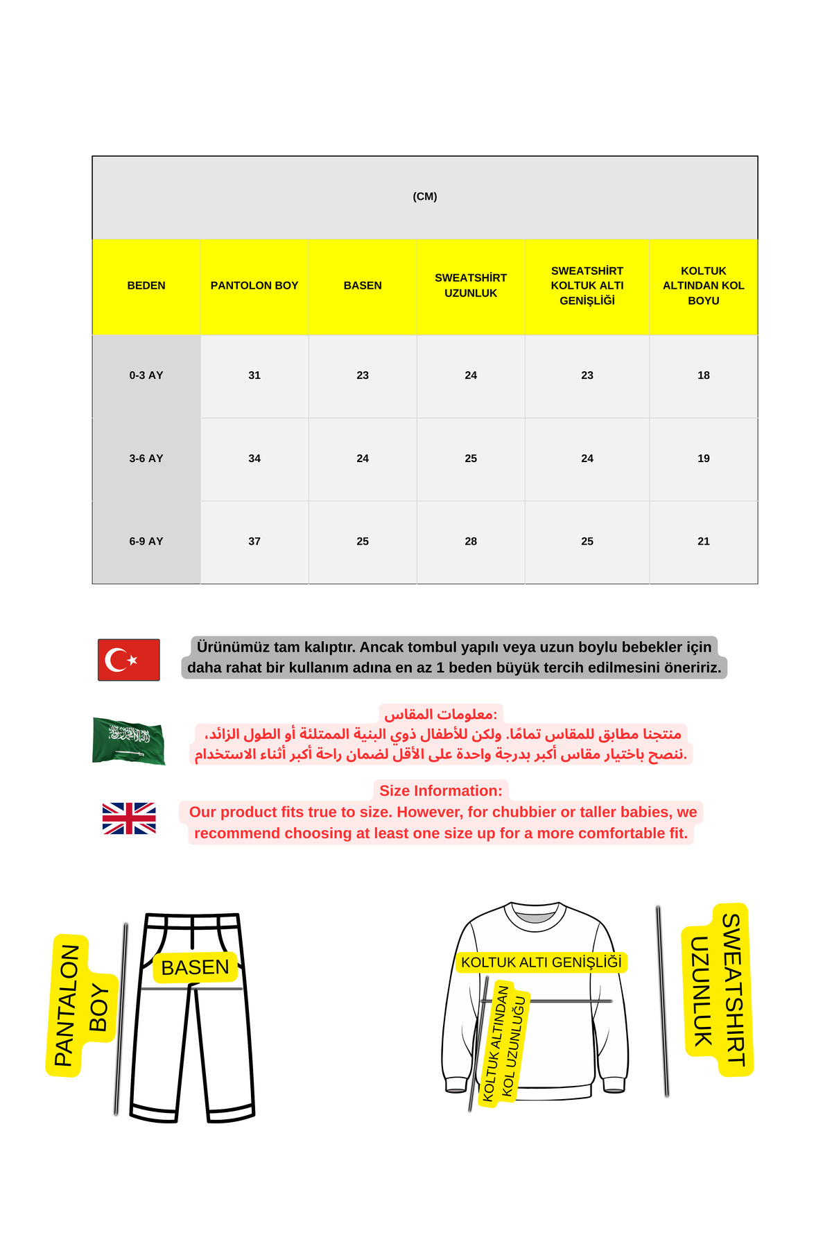 voyyo kids baby Erkek Bebek Mevsimlik Takımı Ayıcık Nakışlı Uzun Kollu Bisiklet Yaka Çizgili Sahte Gömlekli Takım fotoğrafı 7 (önizleme)