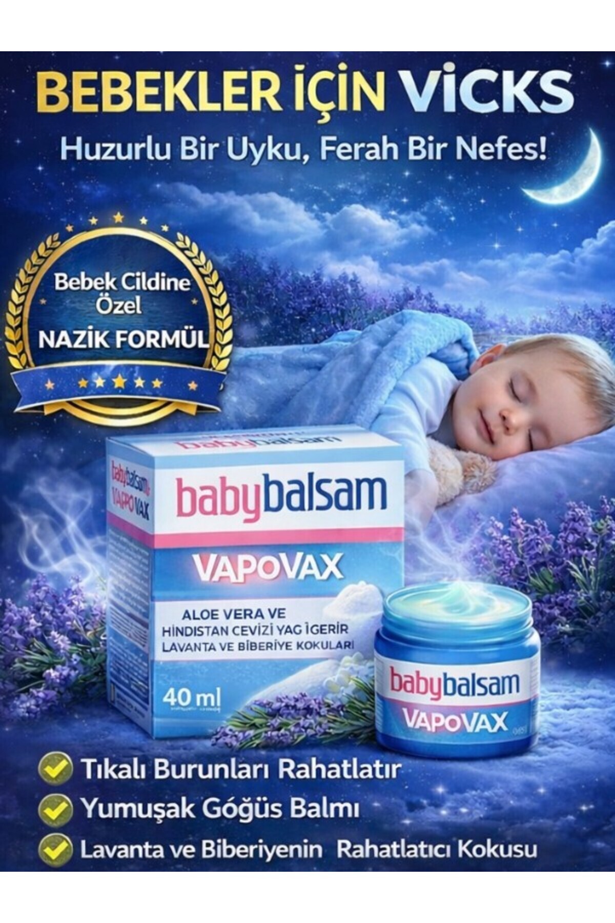 Sterillsoft Vicks Baby Krem Vicks Baby Balm Vicks Bebek Kremi