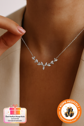 Lucente Jewellery 925 Ayar Şarmaşık Gümüş Kaplama Özel Tasarım Zarif Model He...