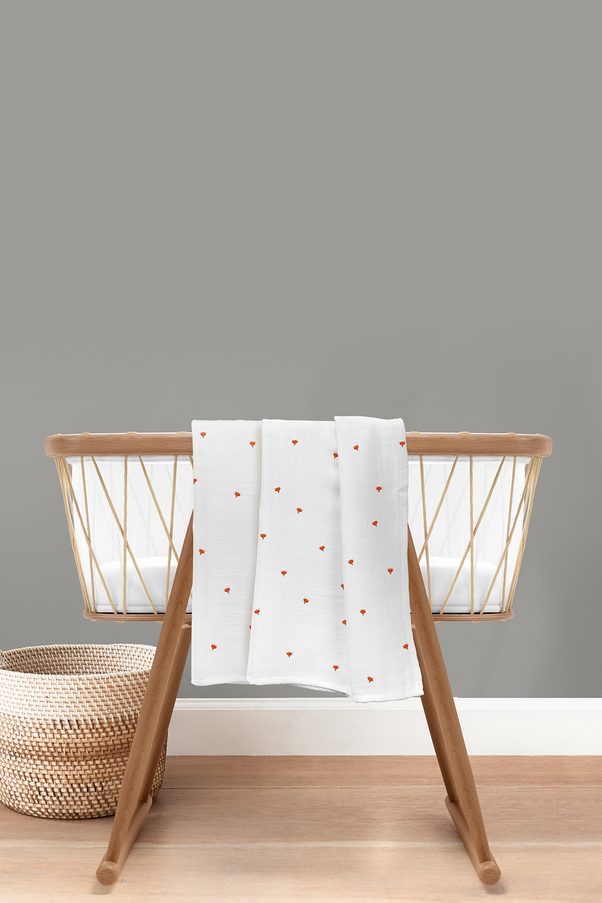 Casadora Baby Cool Fox Nakışlı 100% Pamuk Müslin Örtü Seti (90x90 CM 2'Lİ) fotoğrafı 6 (önizleme)