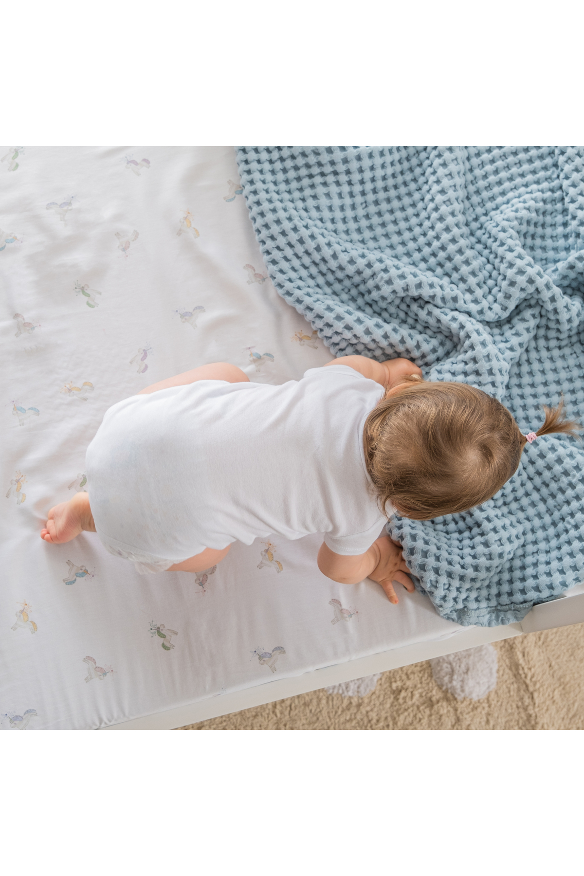 Genel Markalar 100% Pamuk Bebek Kalin Pike - Mavi fotoğrafı 5 (önizleme)
