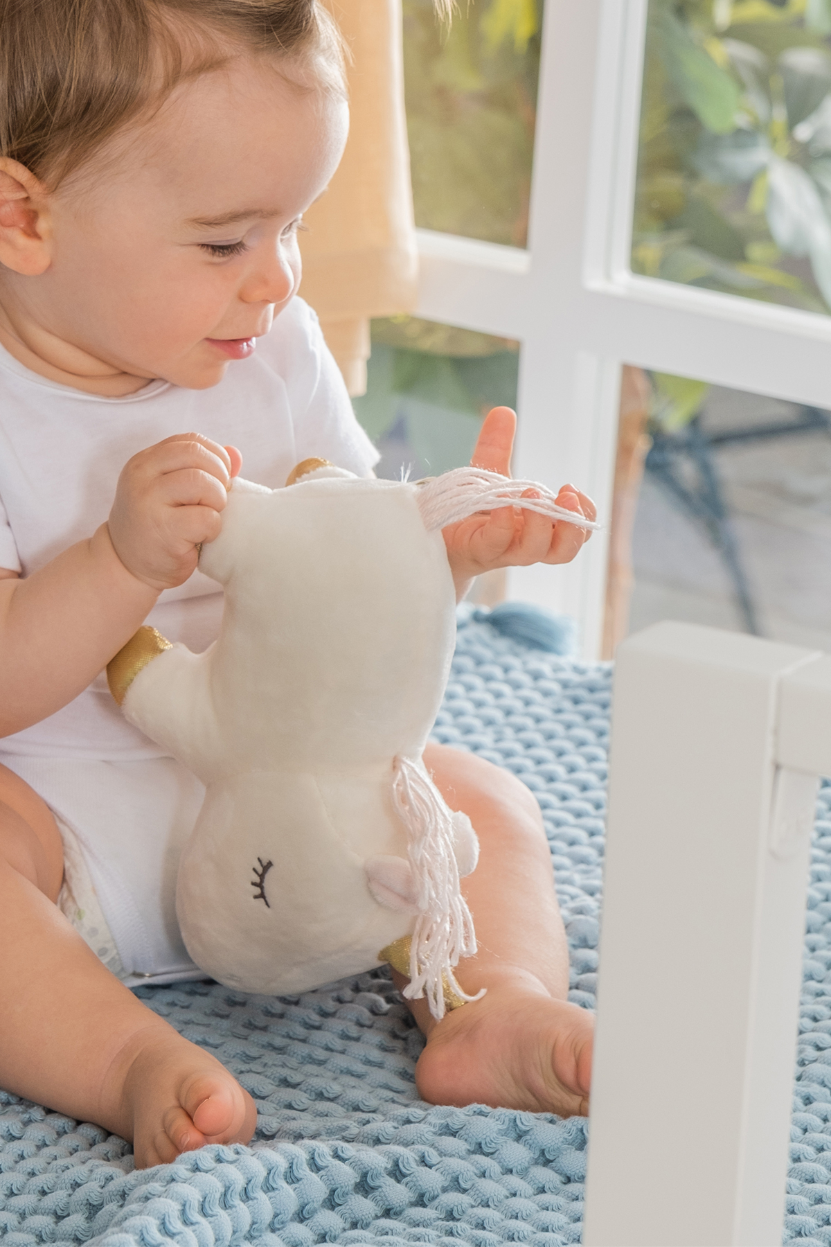 Genel Markalar 100% Pamuk Bebek Kalin Pike - Mavi fotoğrafı 6 (önizleme)