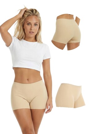 Newlilla 501 Basic Lazer Kesim Dikişsiz Kadın Boxer Külot