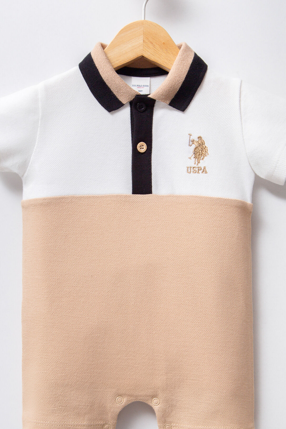 U.S. Polo Assn. U.S. Polo Assn. Erkek Bebek Krem Tulum fotoğrafı 2 (önizleme)