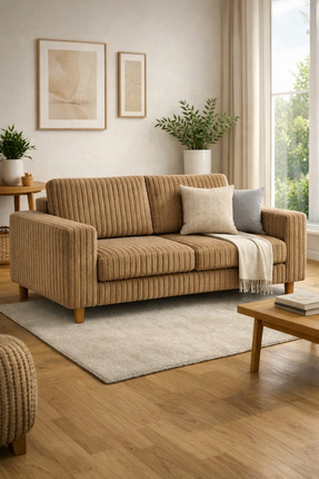 Evondi Modern Tasarım Çift Kişilik Yataklı Koltuk 180x110 – Yoğun Dokulu Kadi...