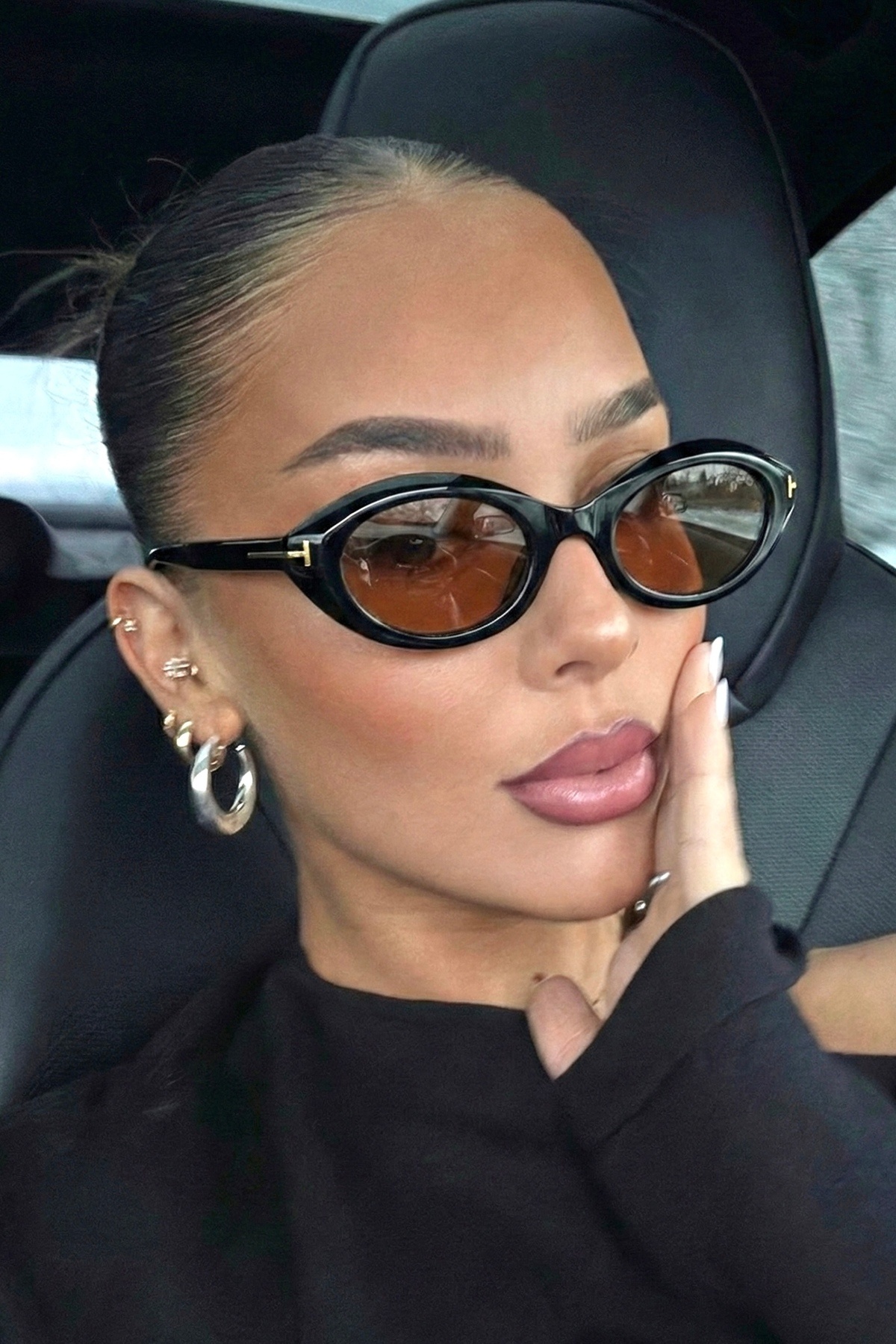 REN EYEWEAR REN Aura UV400 Kadın Güneş Gözlüğü Oval Çerçeve Tam UV Koruma Yeni Sezon 2026 - R102