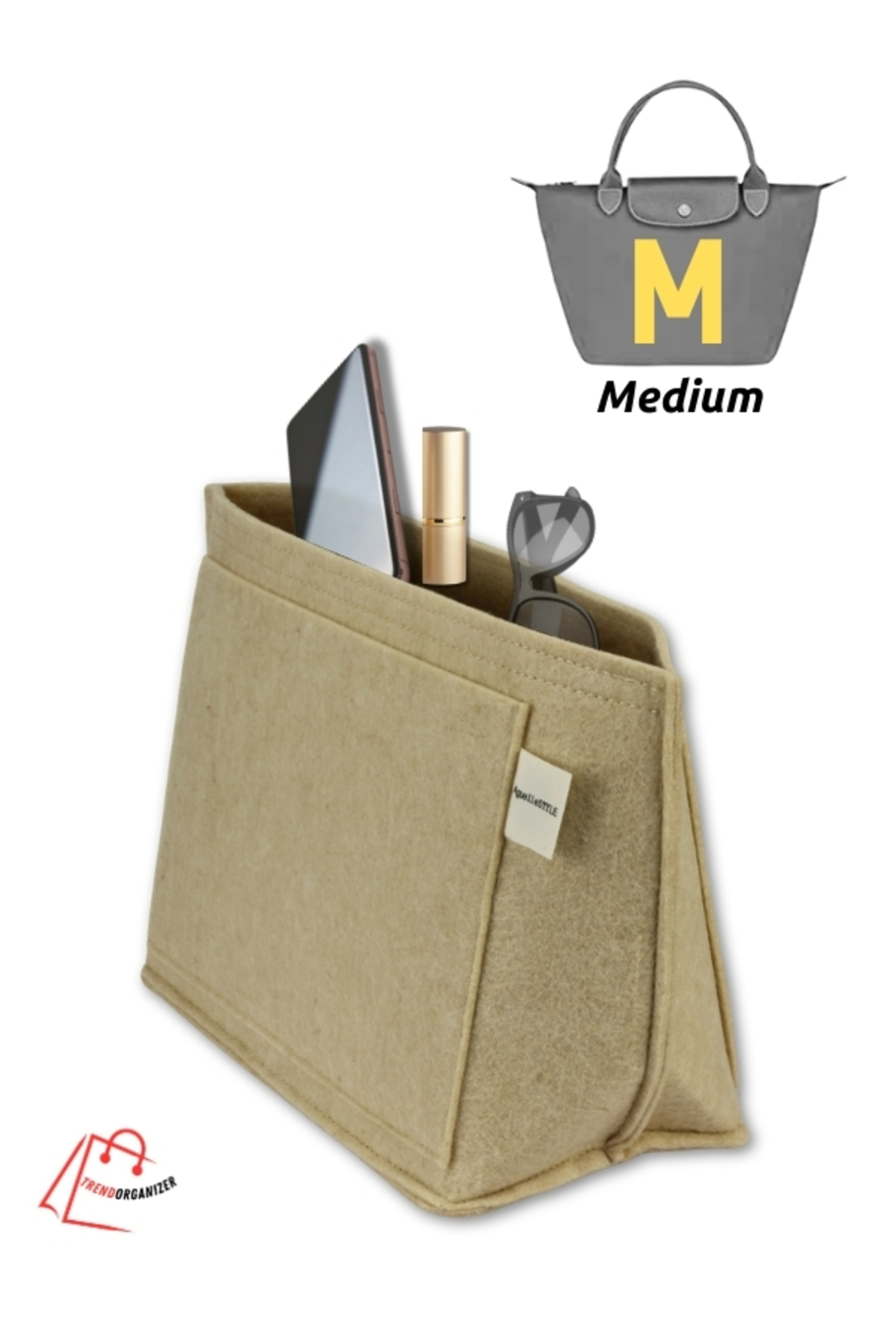 Women's Organizer in Bag (Terra) - Suitable for Longc. brand bag