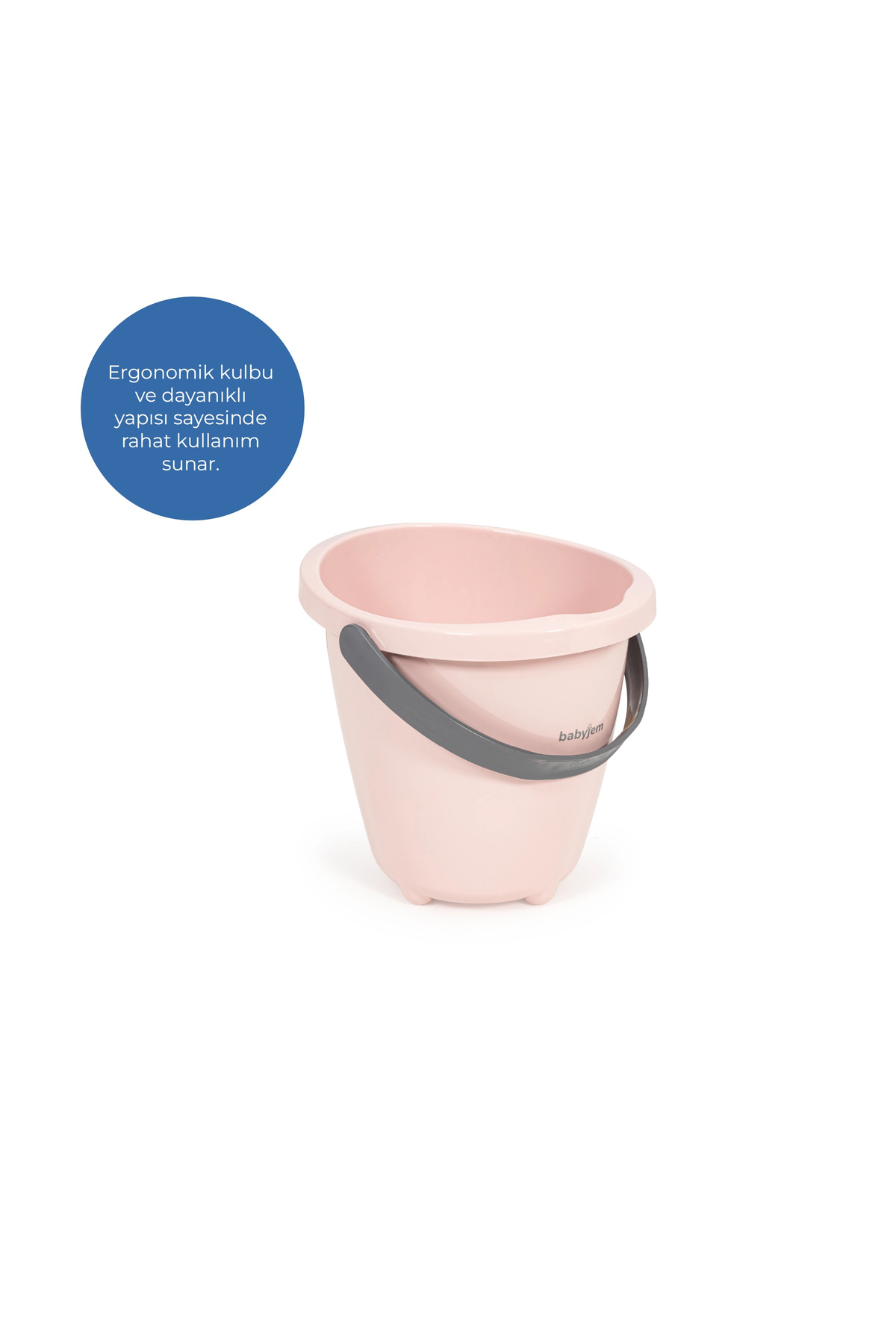 Babyjem 5 Parça Bebek Banyo Küvet Seti Pembe fotoğrafı 2 (önizleme)