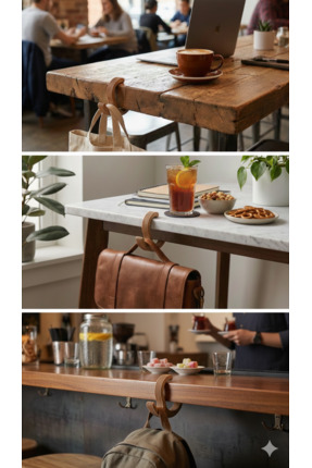 Zeyline Universal Masa Askısı | Çanta Askısı | Masa Kancası