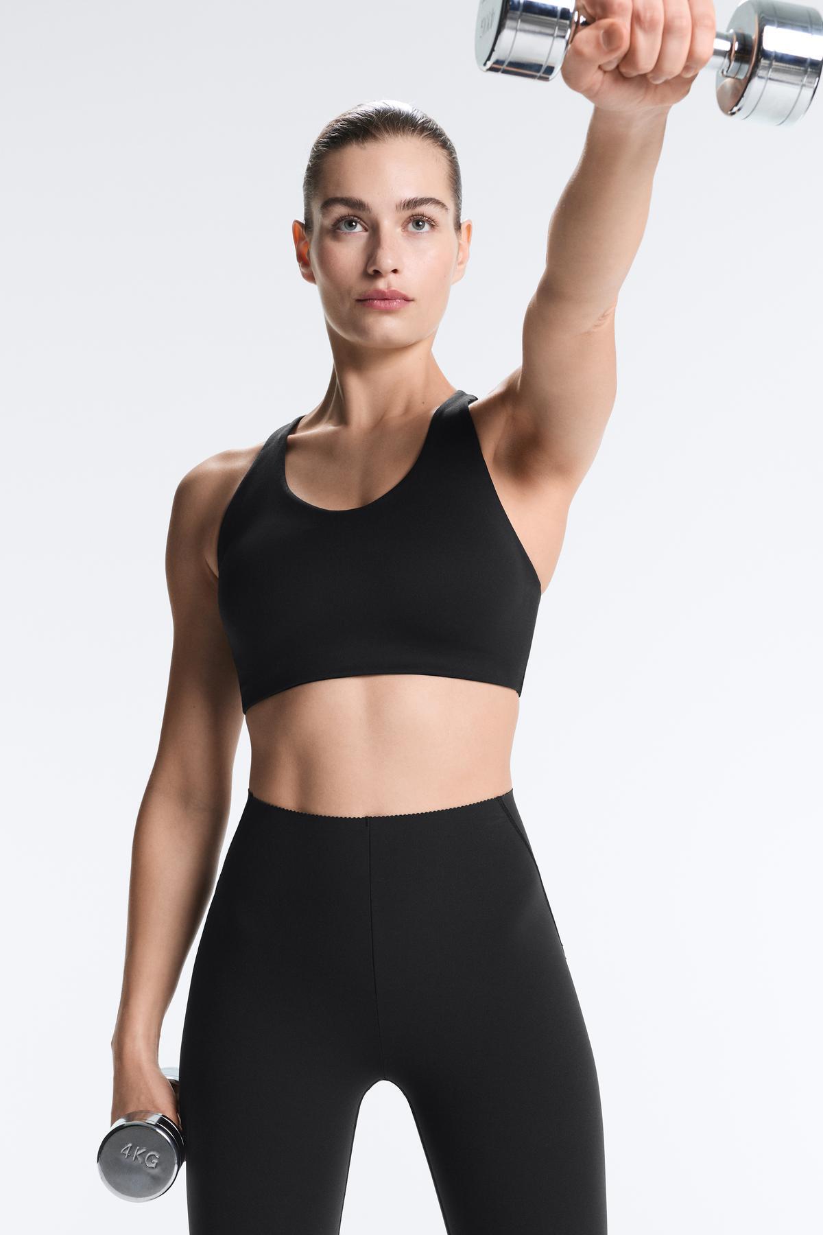 Oysho  Compressive Core Control Bilek Hizasında Tayt - Görsel 9