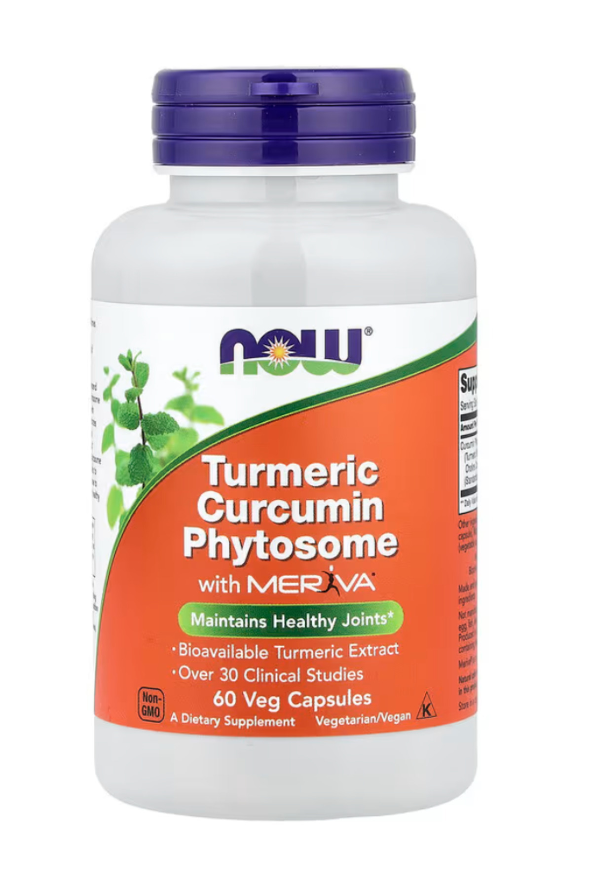 Curcumin Merida Now Foods Supplements, Turmeric Curcumin Phytosome With Meriva, 60 Veg ...
