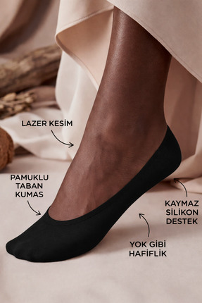 Katia & Bony Kadın Görünmez Babet Çorap Siyah