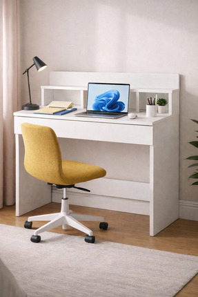 MOBİX HOME MK02 Çalışma Masası Beyaz
