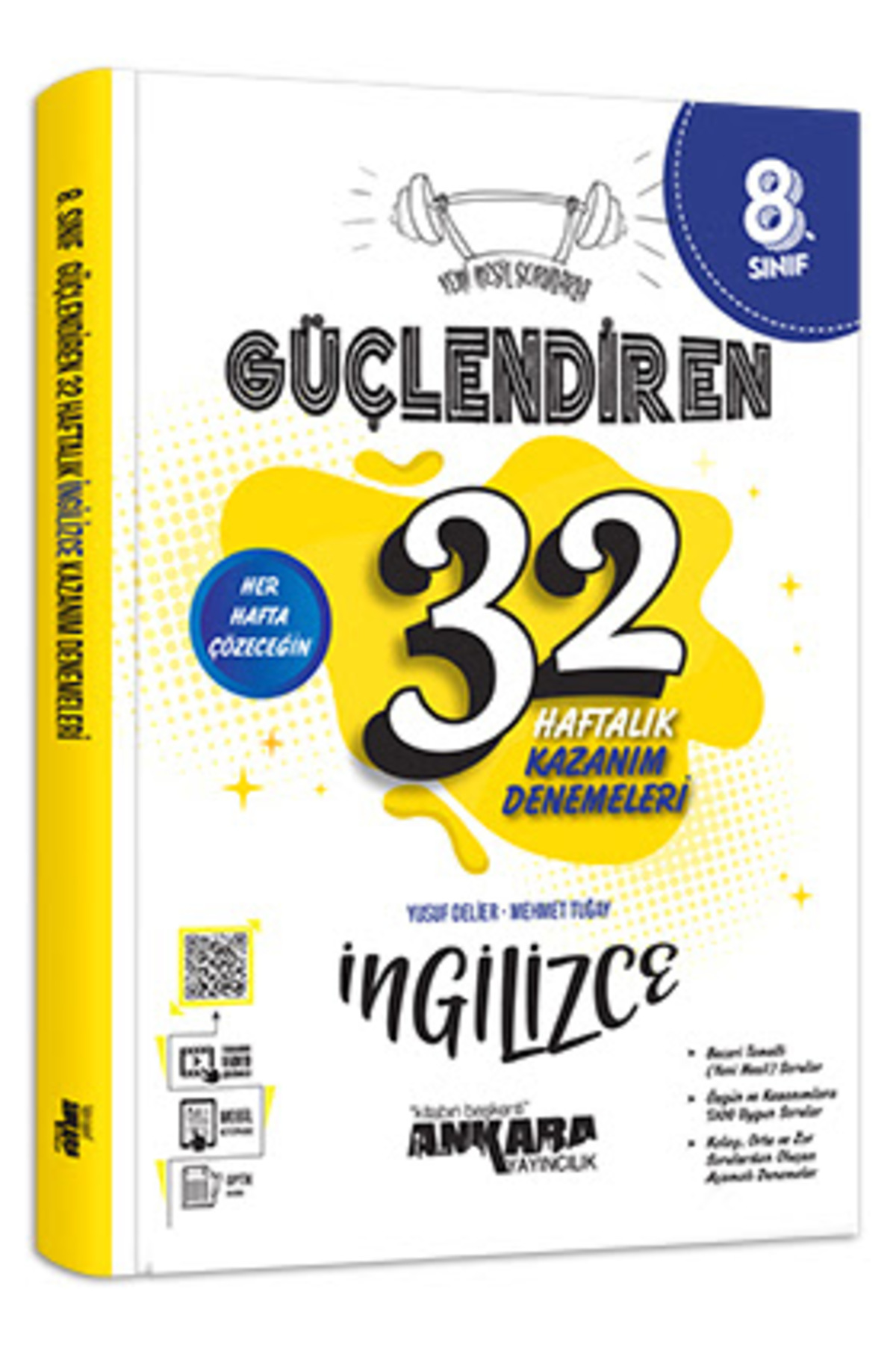 Ankara Yayıncılık 8. Sınıf Güçlendiren 32 Haftalık İngilizce