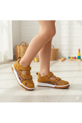ARZEN BEBE Erkek Kapalı Ortopedik Sandalet