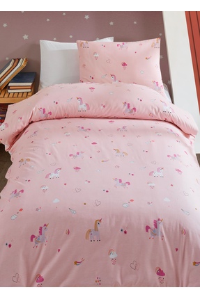 NazeninHome Ranforce %100 Pamuk Tek Kişilik Nevresim Takımı | Çarşaflı