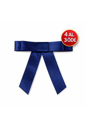 Polat Gipe İplik 25 Adet Lacivert Saten Papyon Kurdele – Hazır Bağlı – Nikah ...